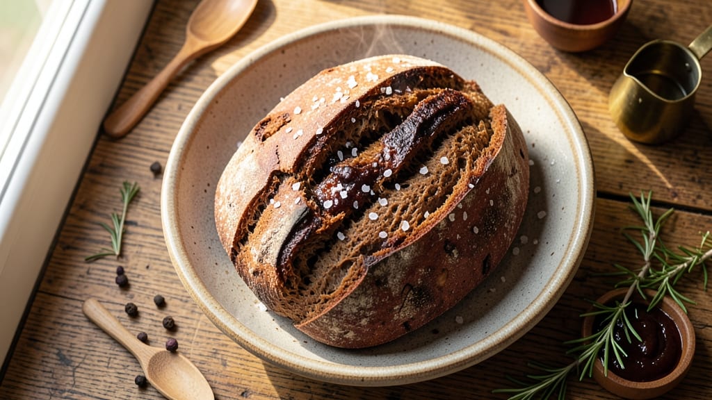 Authentic German Pumpernickel Bread Recipe: Dark Rye Crust With Molasses Depth