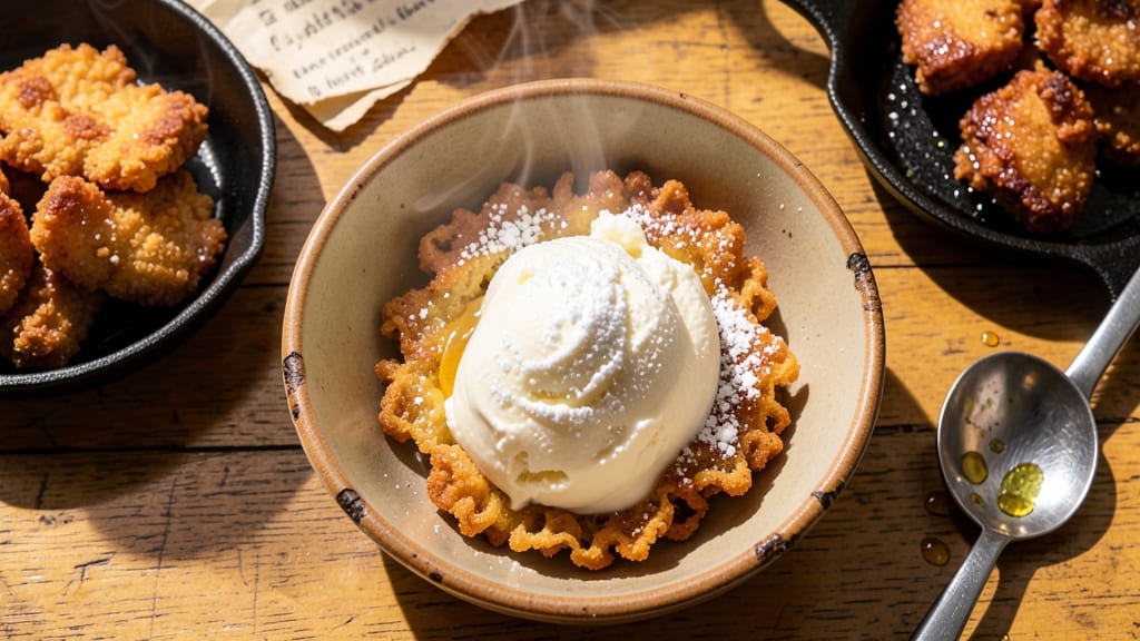 Authentic Mexican Fried Ice Cream Recipe: Crunchy Shell with Sweet Churro Spice