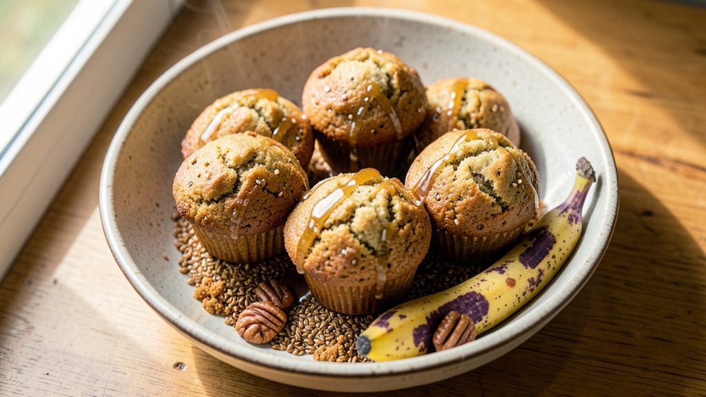 Banana Flax Muffin Recipe: Nutty-Fiber Boost With Zero Compromise