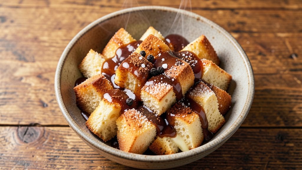Bread Pudding With Whisky Sauce Recipe: Boozy Caramelized Comfort in One Bowl