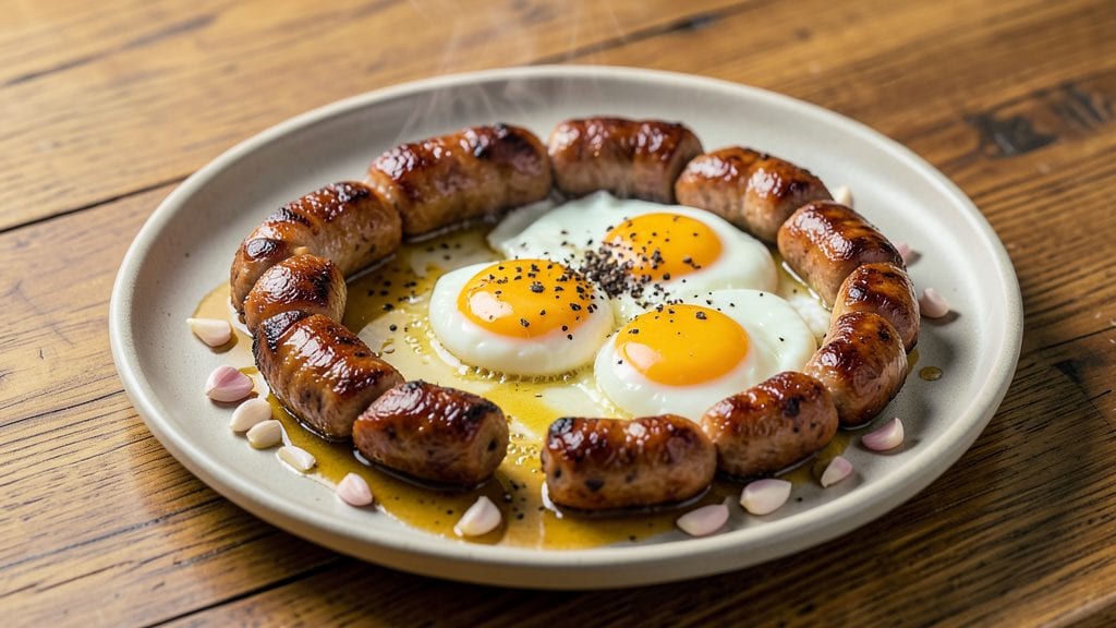 Butter Sausage Recipe: Crispy Pan Sizzle with Eggy Richness