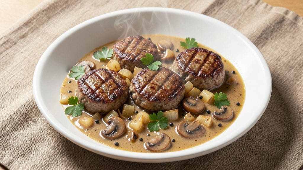 Campbell's Salisbury Steak Recipe: Pan-Seared with Mushroom Gravy Magic