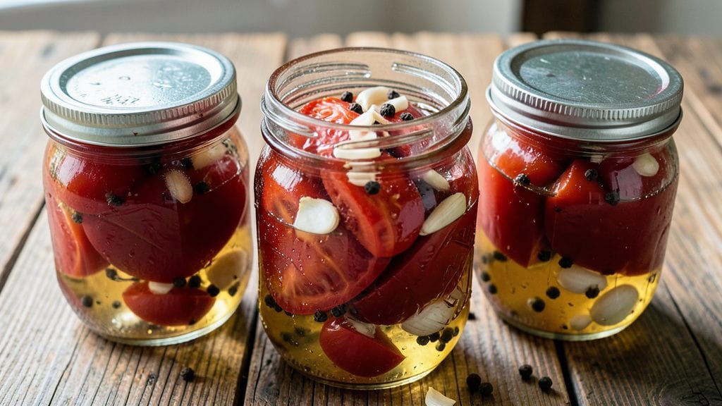 Canned Pickled Tomatoes Recipe: Briny, Tangy Pantry Staple in 15 Minutes
