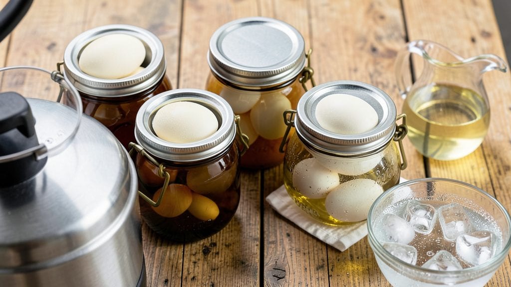 Canning Hard-Boiled Eggs Recipe: Sterilized Shelf-Stable Treats in Minutes