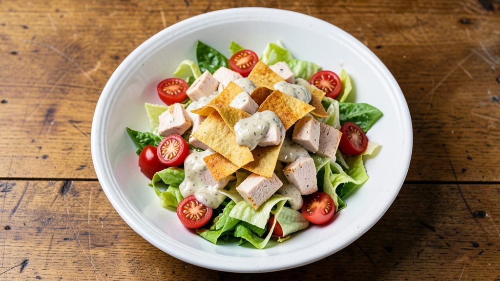 Copycat Portillo's Chopped Salad Recipe: Crispy Tortilla Strips and Creamy Ranch Magic