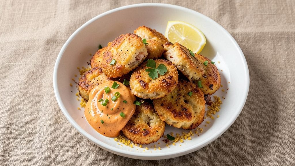 Crawfish Cakes Recipe: Crispy Cornmeal Crust With Zesty Cajun Kick