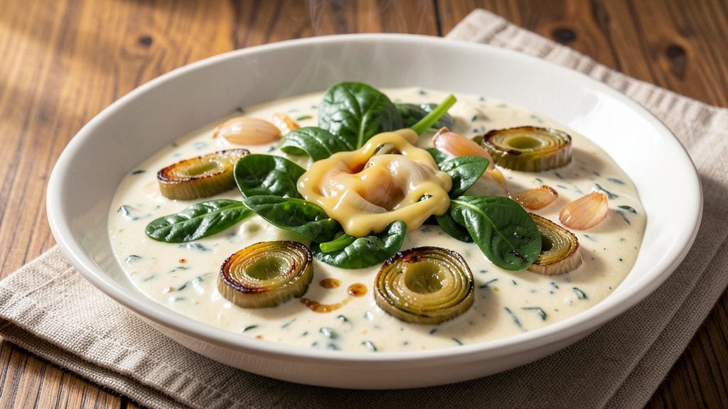 Creamed Spinach With Artichoke Hearts Recipe: Rich Cream Sauce Meets Mediterranean Crunch