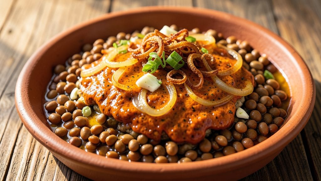 Ethiopian Ful Meda Recipe: Spiced Lentil Stew With Perfectly Crispy Top