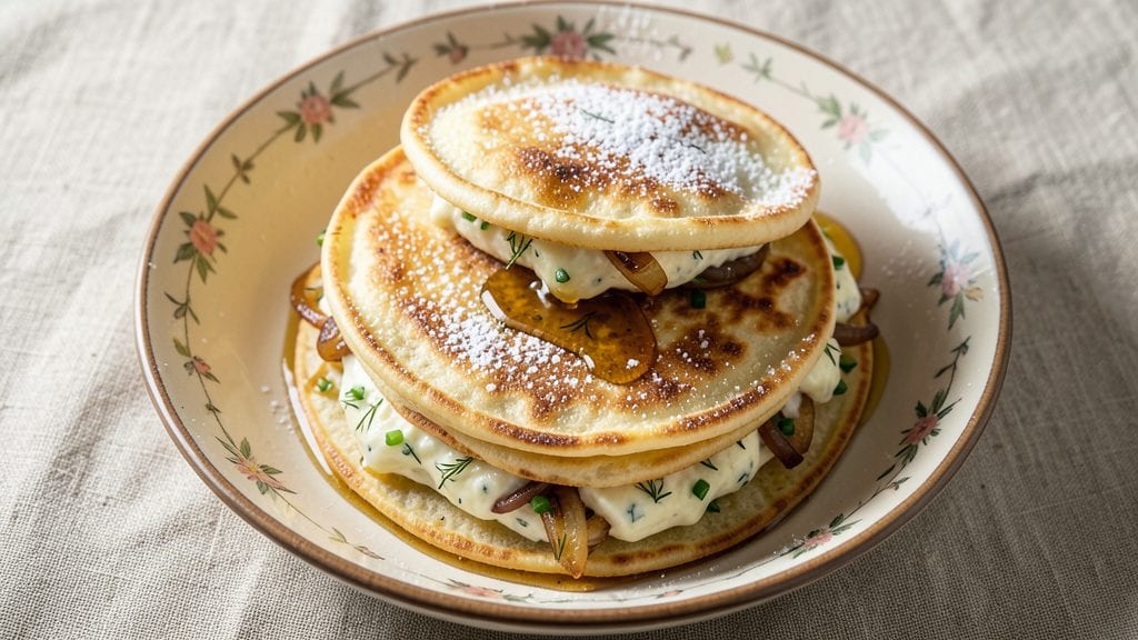 Old Fashioned Cheese Blintzes Recipe: Fluffy Pancakes Stuffed With Cream Cheese Delight
