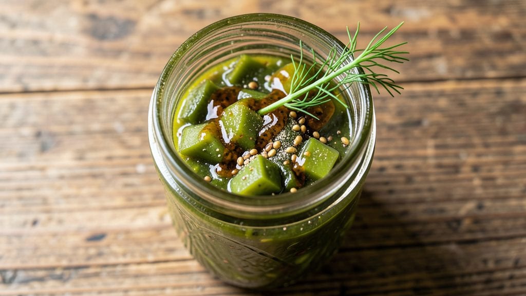 Old Fashioned Green Tomato Relish Recipe: Vinegar-Bright Chunks for Sandwiches and More