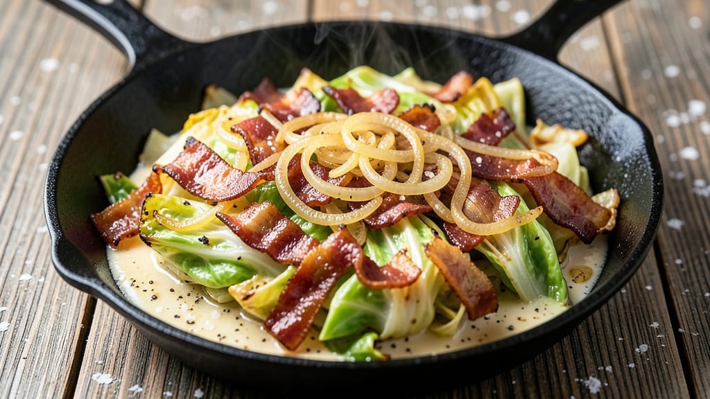 Pioneer Woman Fried Cabbage Recipe: Crispy Onions and Smoky Bacon Bites