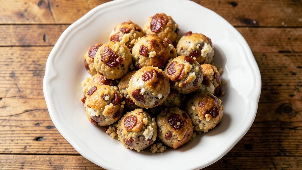 Pioneer Woman Sausage Balls Without Bisquick Recipe: No-Bisquick Crispy Bites in 15 Minutes