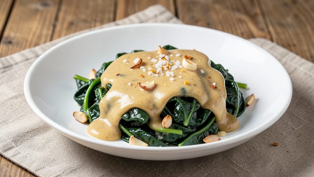 Ruth's Chris Creamed Spinach Copycat Recipe: Velvety Cream Cheese and Garlic Infusion