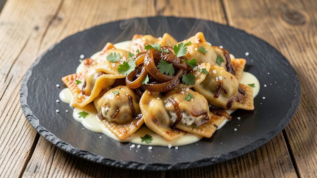 Trader Joe's Goat Cheese and Caramelized Onion Ravioli Recipe: Onion-Infused Creamy Bites With Crispy Edges